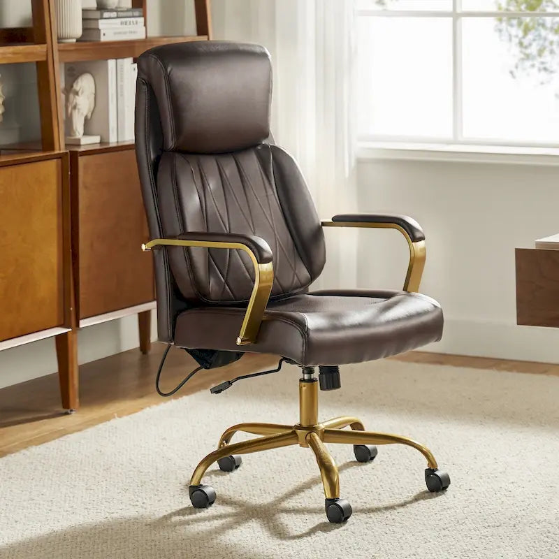 Chaise de bureau ergonomique avec support lombaire
