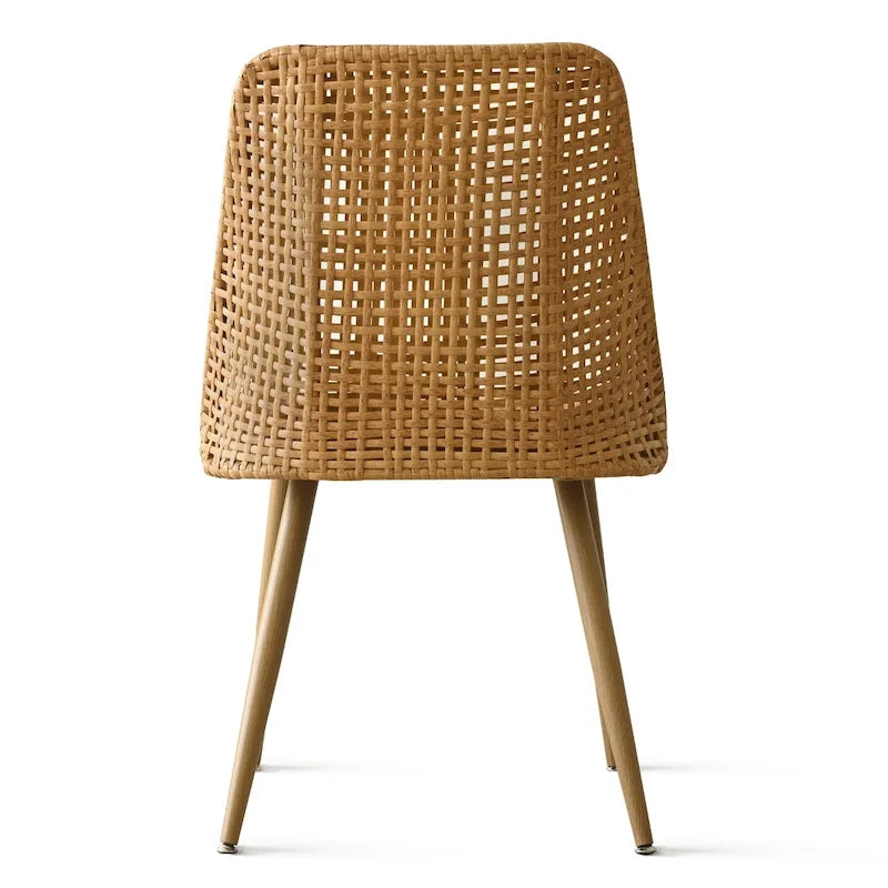 Chaise de salle à manger tapissée en tissu (lot de 4)