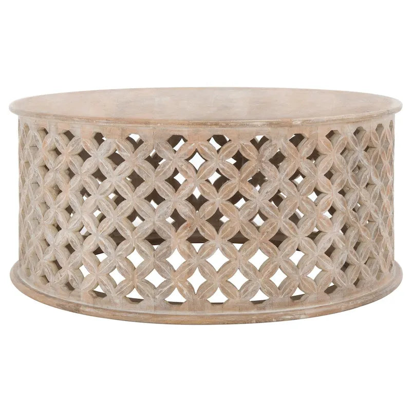 Table basse ronde - 35 L x 35 P x 16 H - 35Lx35Px16H