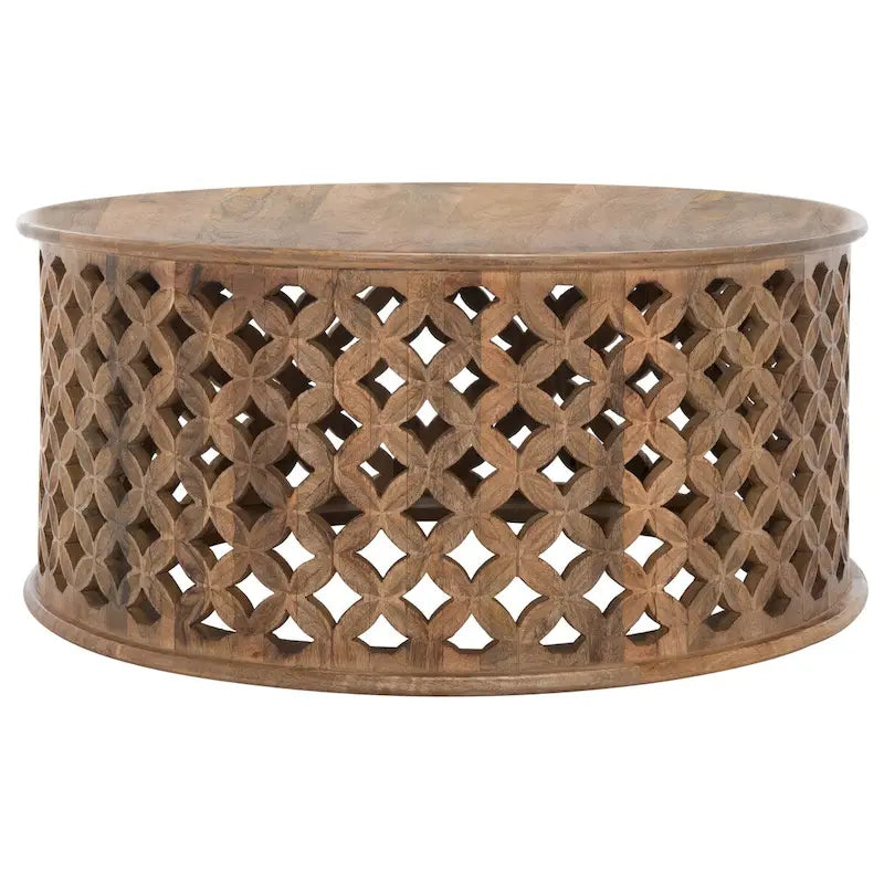 Table basse ronde - 35 L x 35 P x 16 H - 35Lx35Px16H