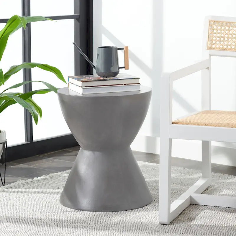  Elektra Concrete Indoor/Outdoor Accent Table - 14.9 x 14.9 x 17.7 - 15Wx15Dx18H