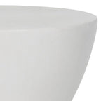 Table d'appoint en béton pour l'intérieur et l'extérieur – 14.9 x 14.9 x 17.7 – 15Px15Lx18H