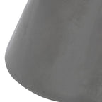 Table d'appoint en béton pour l'intérieur et l'extérieur – 14.9 x 14.9 x 17.7 – 15Px15Lx18H