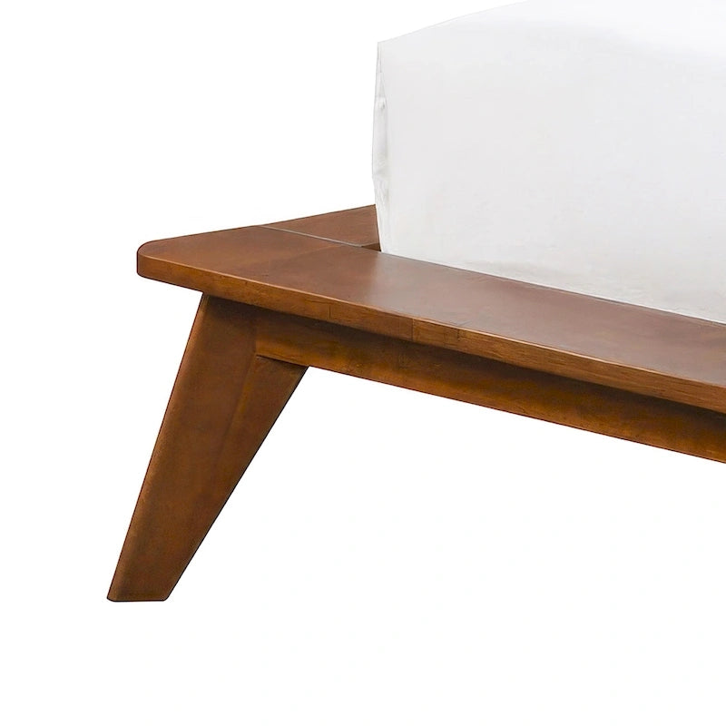 Ensemble de chambre trois pièces bas de gamme en bouclette, style Mid-century, avec tête de lit capitonnée