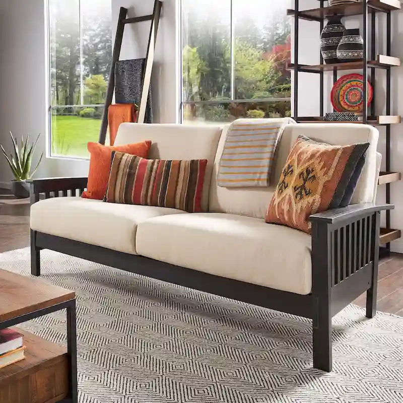 Hills Mission-style Oak Sofa by 