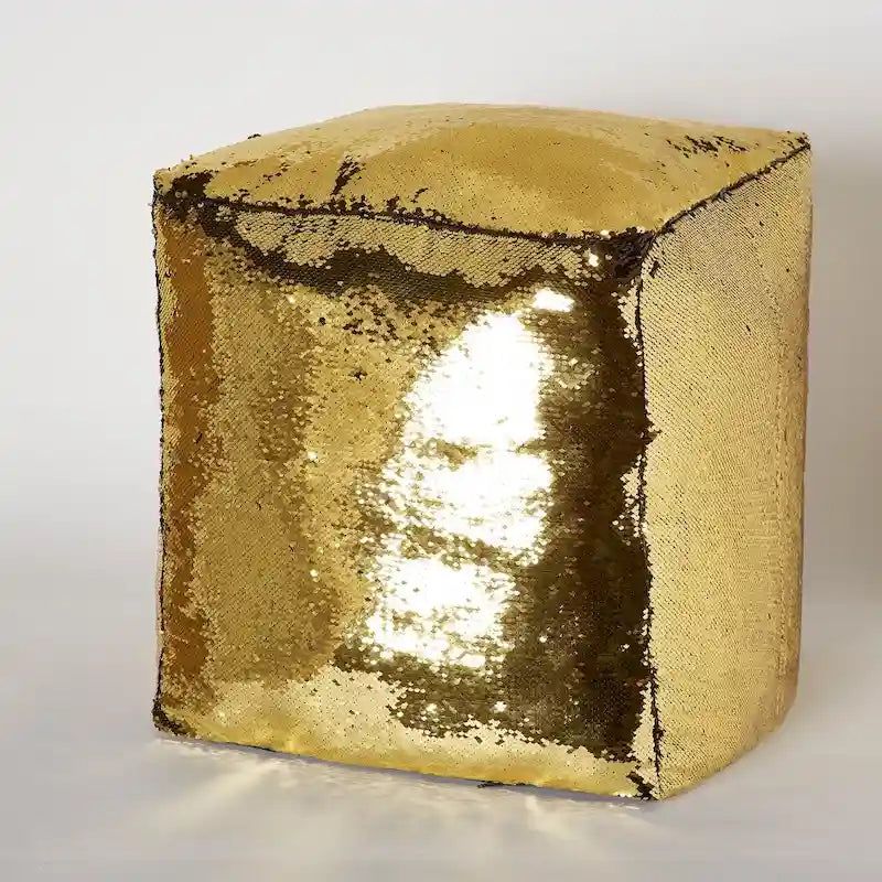Pouf sirène à paillettes réversibles