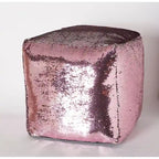 Pouf sirène à paillettes réversibles