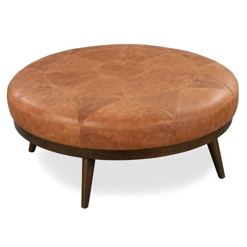 Pouf Gio - Cuir véritable pleine fleur italien