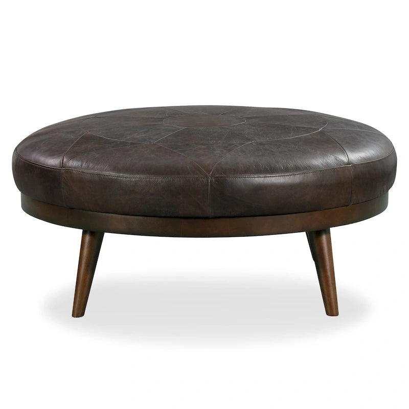 Pouf Gio - Cuir véritable pleine fleur italien