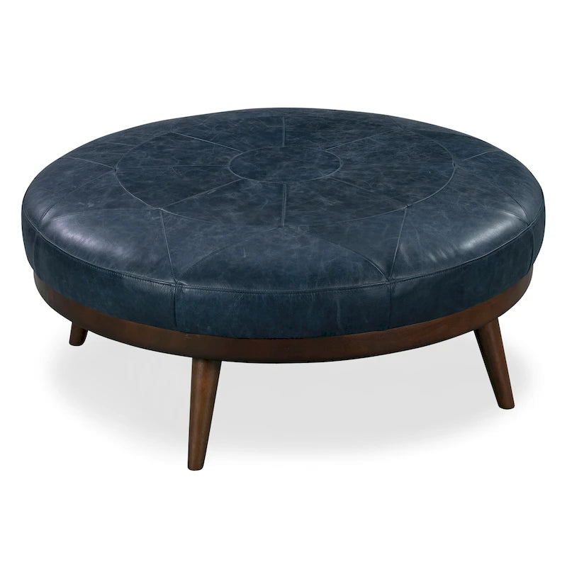 Pouf Gio - Cuir véritable pleine fleur italien