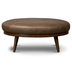 Pouf Gio - Cuir véritable pleine fleur italien