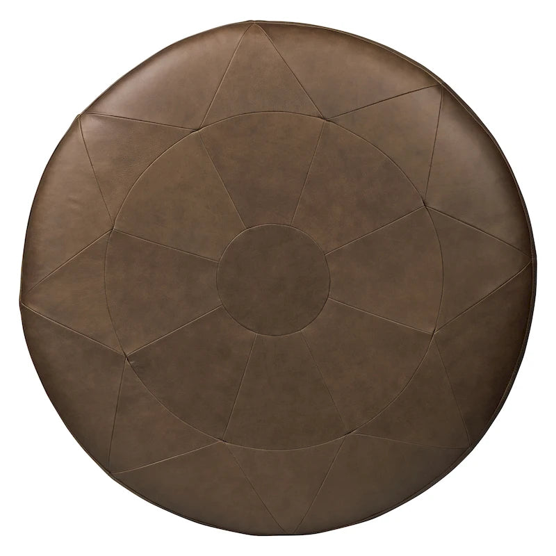 Pouf Gio - Cuir véritable pleine fleur italien