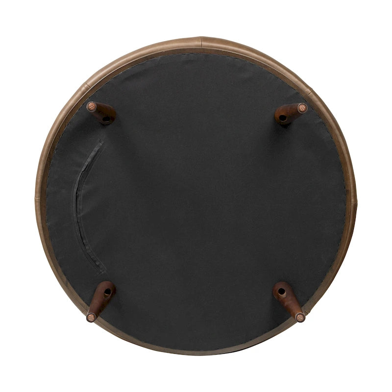 Pouf Gio - Cuir véritable pleine fleur italien