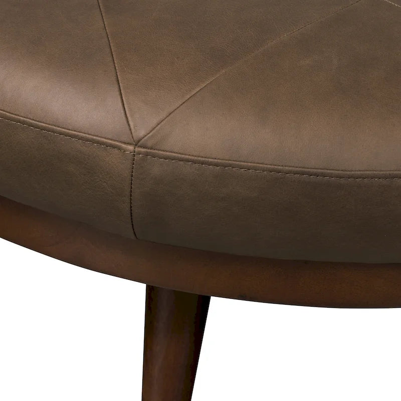 Pouf Gio - Cuir véritable pleine fleur italien