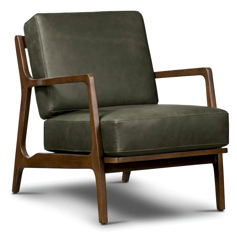 Fauteuil en cuir - Cuir véritable italien pleine fleur