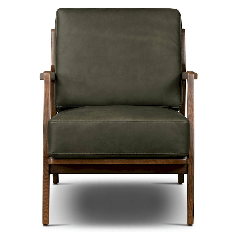 Fauteuil en cuir - Cuir véritable italien pleine fleur