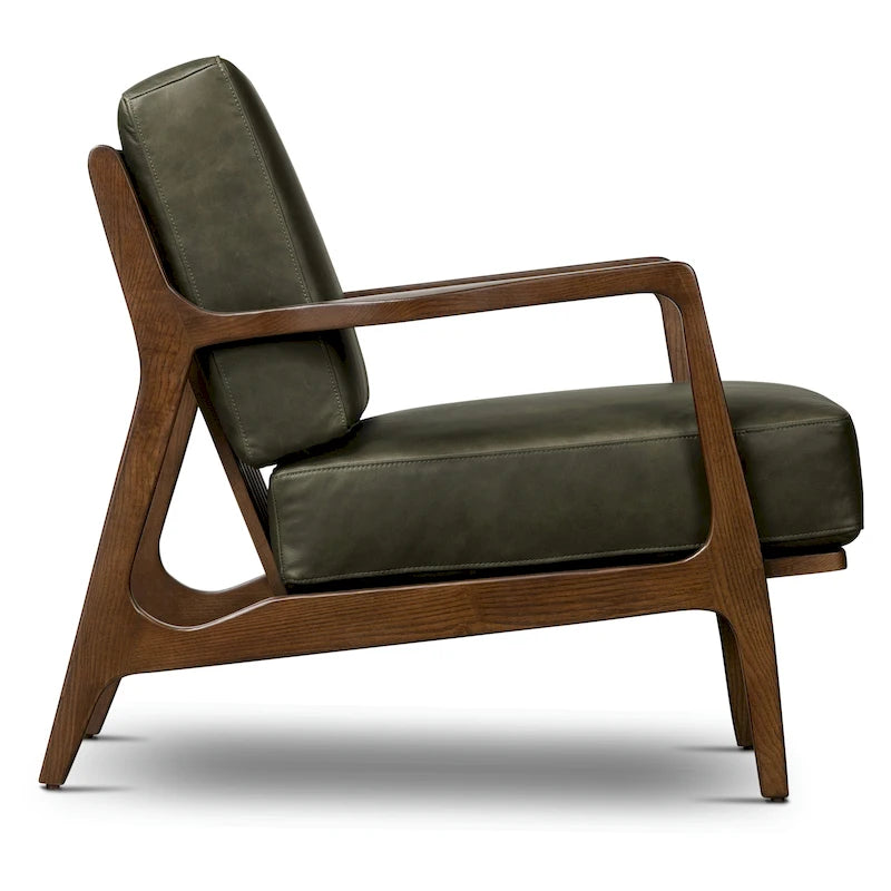 Fauteuil en cuir - Cuir véritable italien pleine fleur
