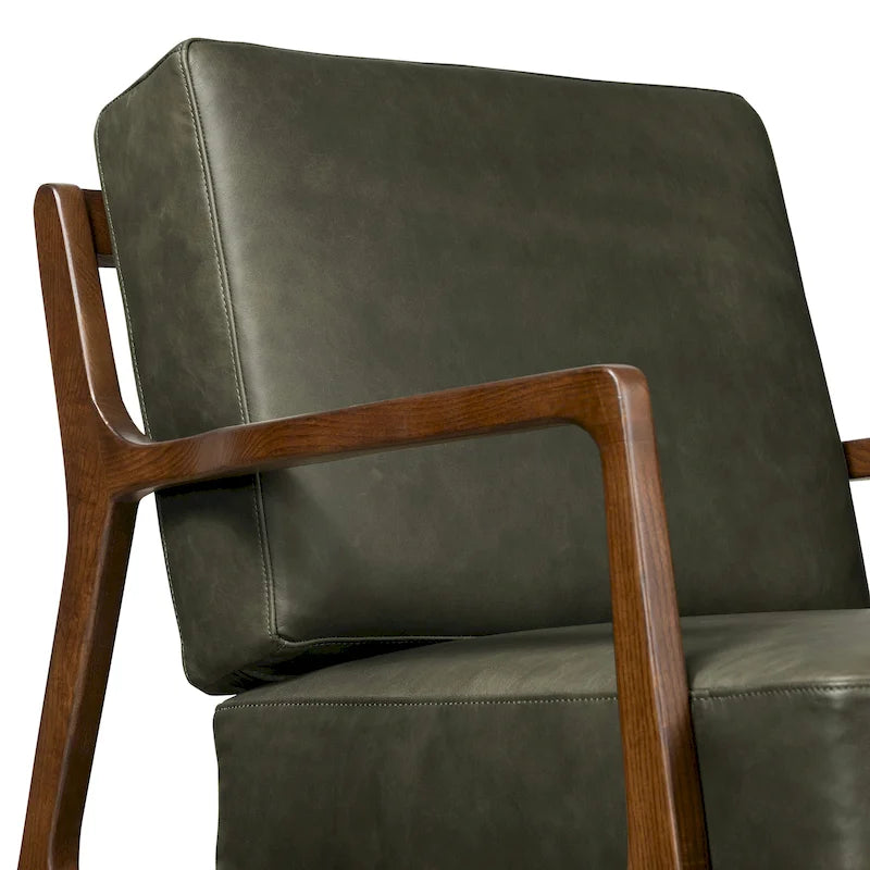 Fauteuil en cuir - Cuir véritable italien pleine fleur