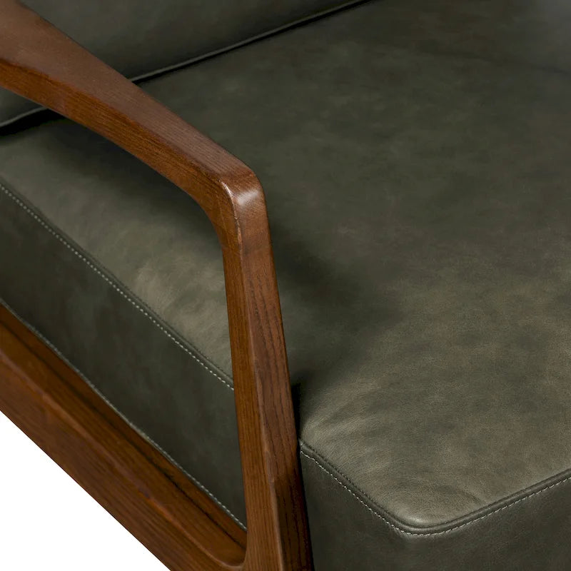 Fauteuil en cuir - Cuir véritable italien pleine fleur