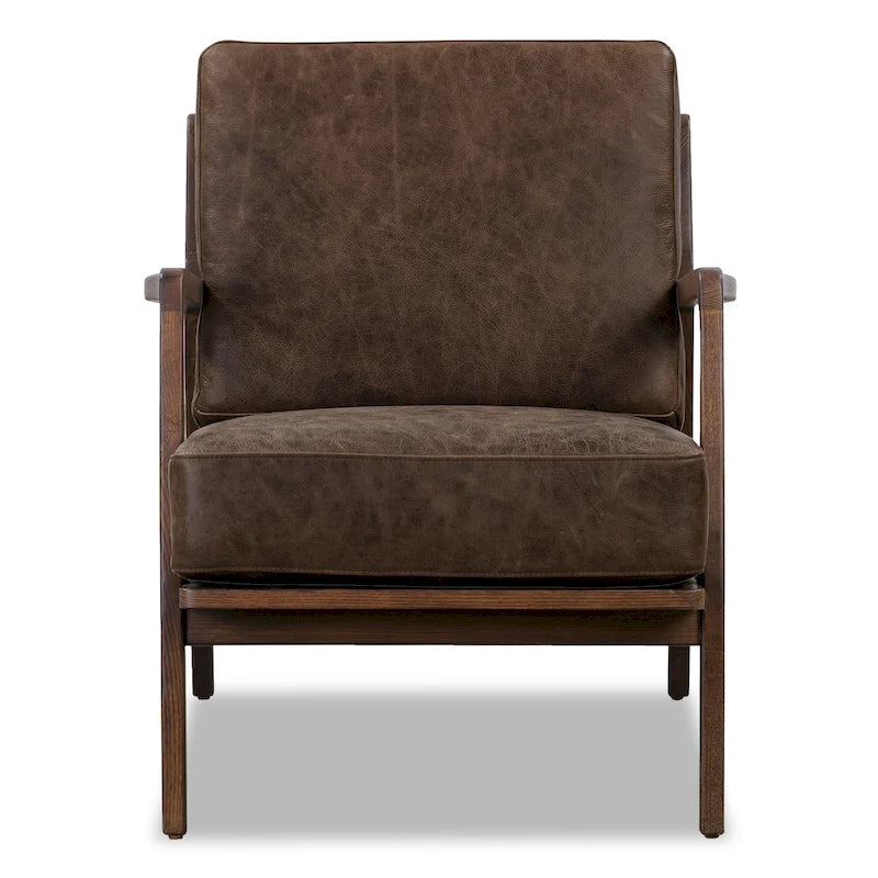 Fauteuil en cuir - Cuir véritable italien pleine fleur