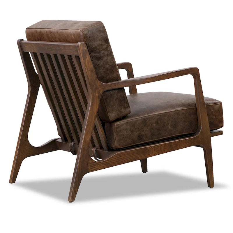 Fauteuil en cuir - Cuir véritable italien pleine fleur
