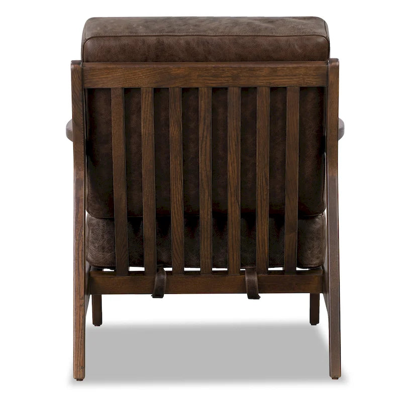 Fauteuil en cuir - Cuir véritable italien pleine fleur