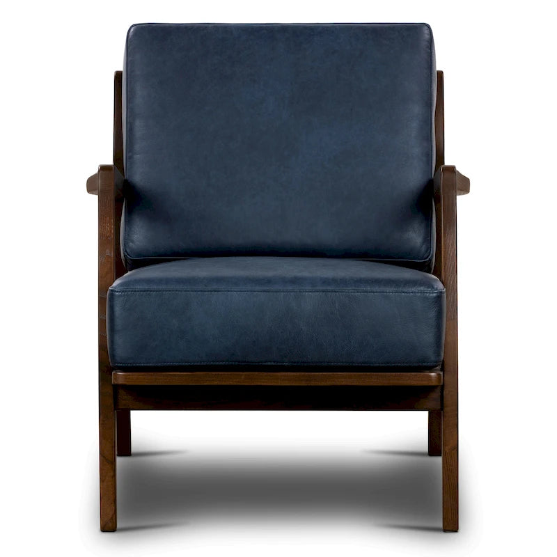 Fauteuil en cuir - Cuir véritable italien pleine fleur
