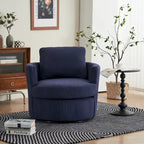 Fauteuil pivotant en velours côtelé moderne, lot de 1