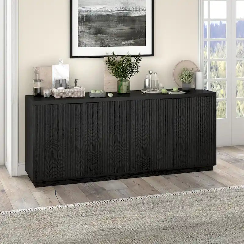 Table de buffet rectangulaire de 68 po de large