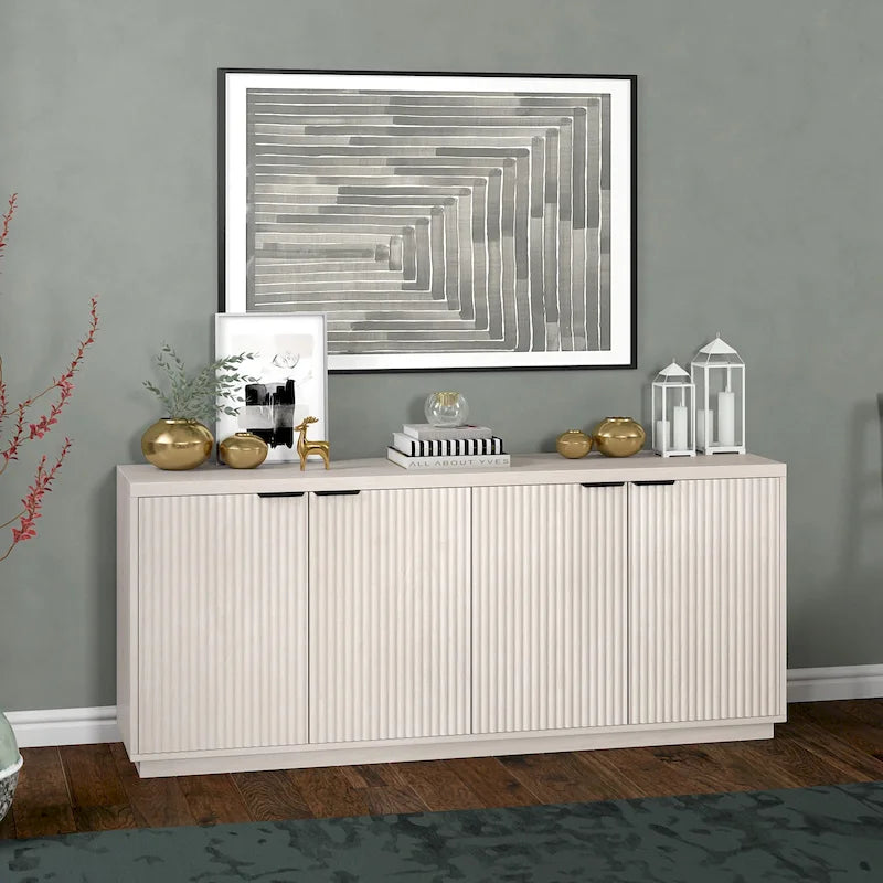 Table de buffet rectangulaire de 68 po de large