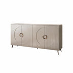 Bahut moderne en bois laqué 4 portes
