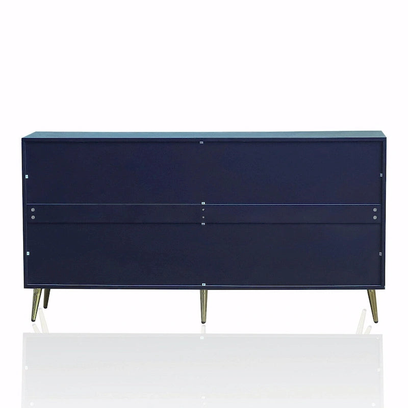 Bahut moderne en bois laqué 4 portes